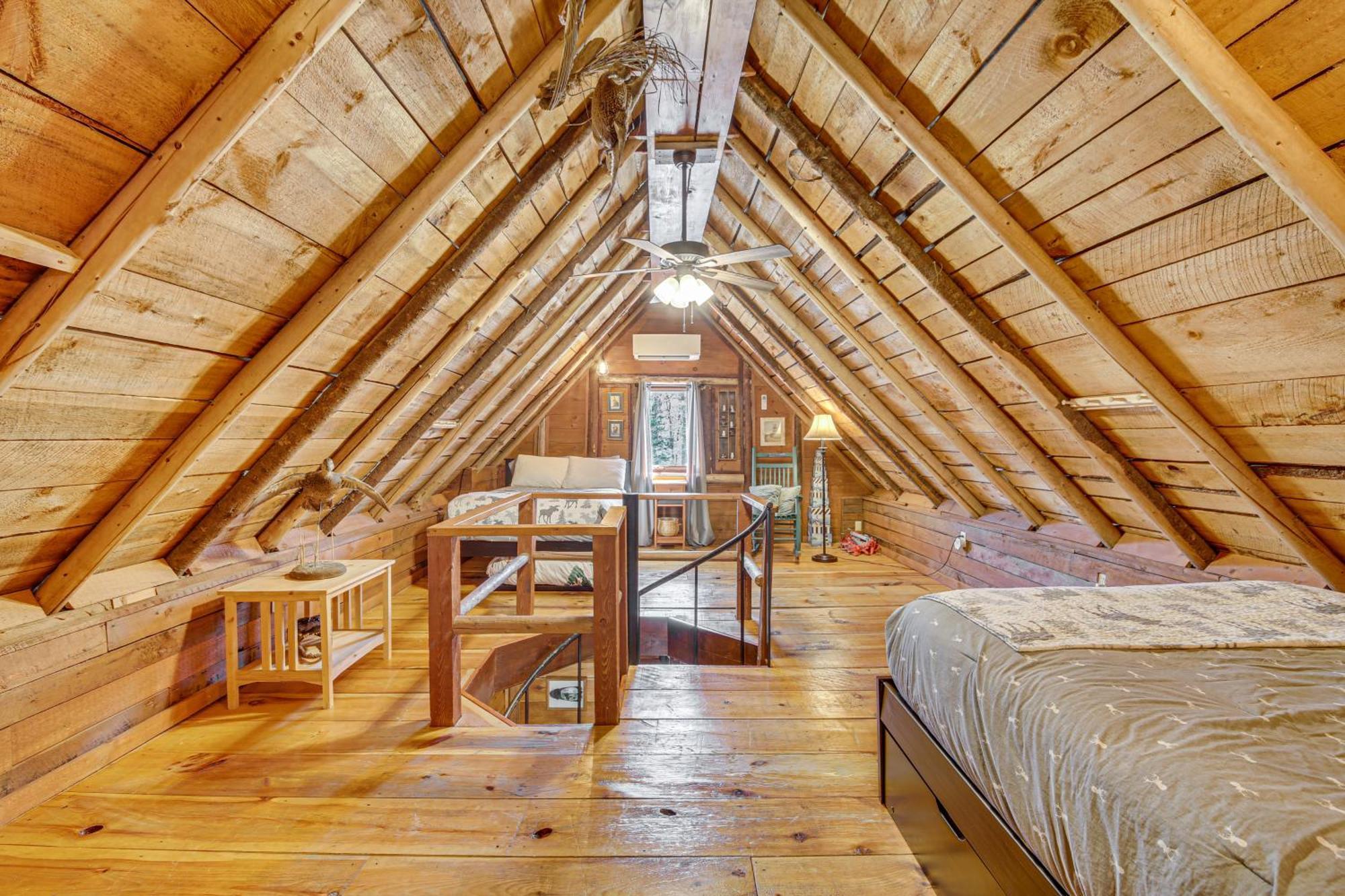 Rustic Searsport Cabin Loft And Sunroom On 10 Acres Dış mekan fotoğraf