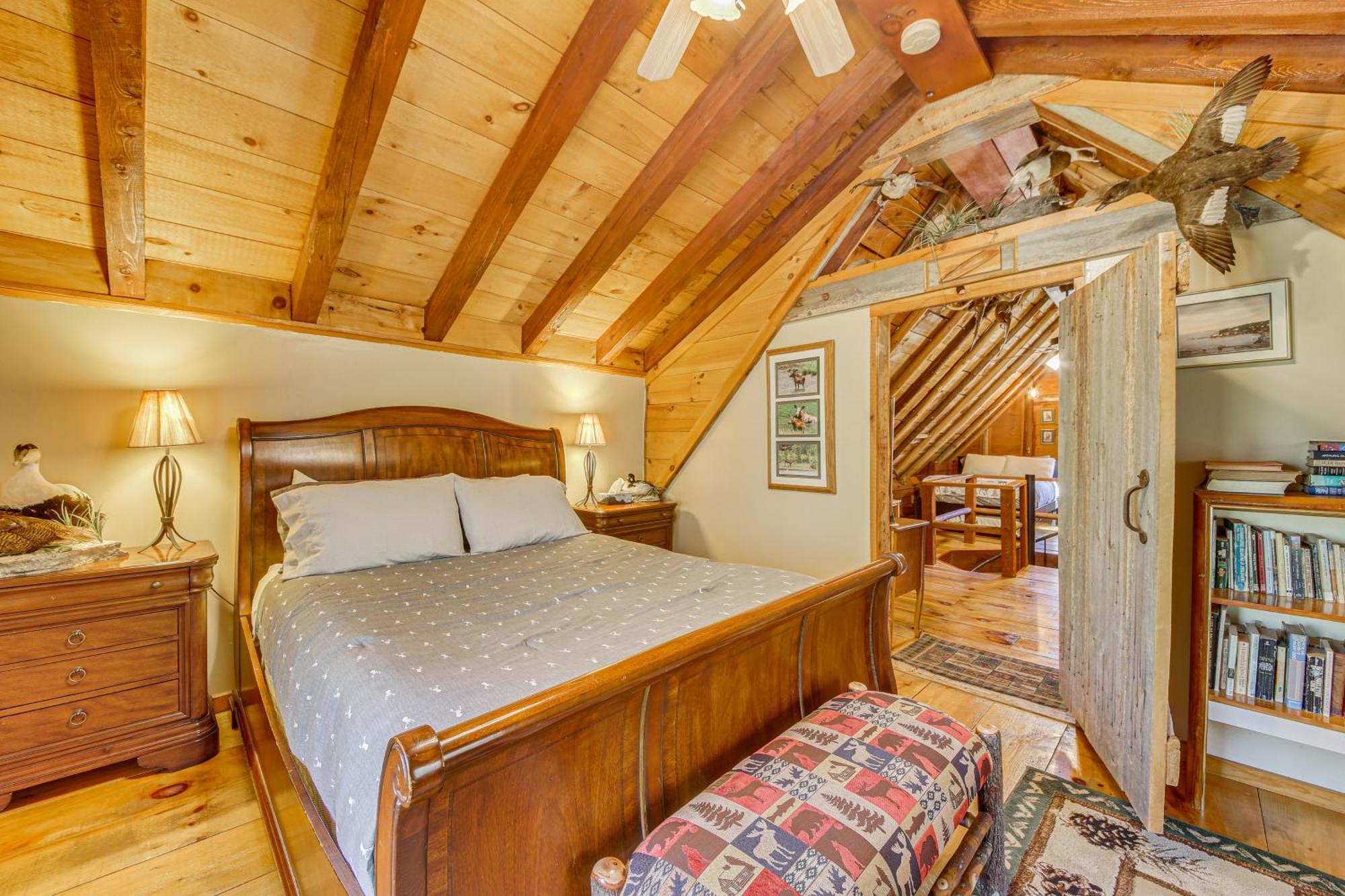 Rustic Searsport Cabin Loft And Sunroom On 10 Acres Dış mekan fotoğraf