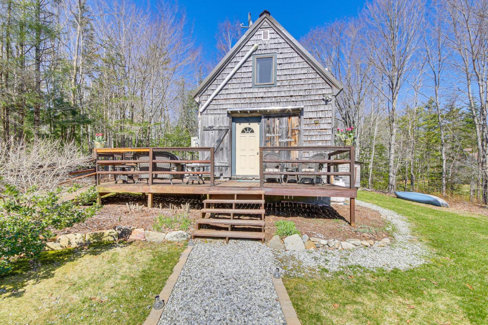 Rustic Searsport Cabin Loft And Sunroom On 10 Acres Dış mekan fotoğraf