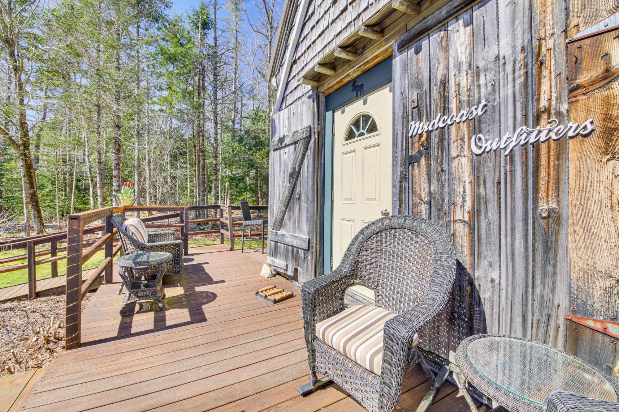 Rustic Searsport Cabin Loft And Sunroom On 10 Acres Dış mekan fotoğraf