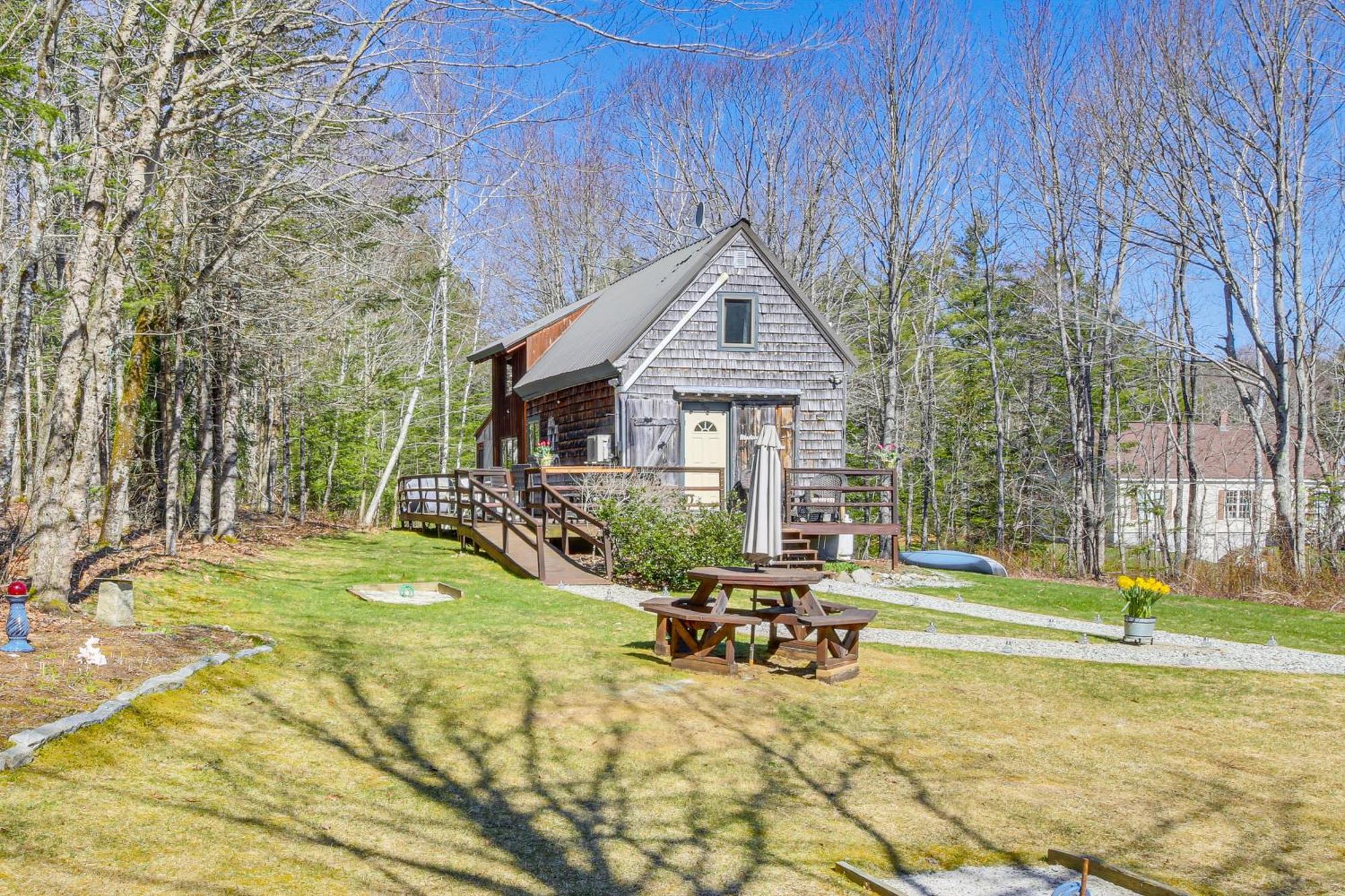 Rustic Searsport Cabin Loft And Sunroom On 10 Acres Dış mekan fotoğraf