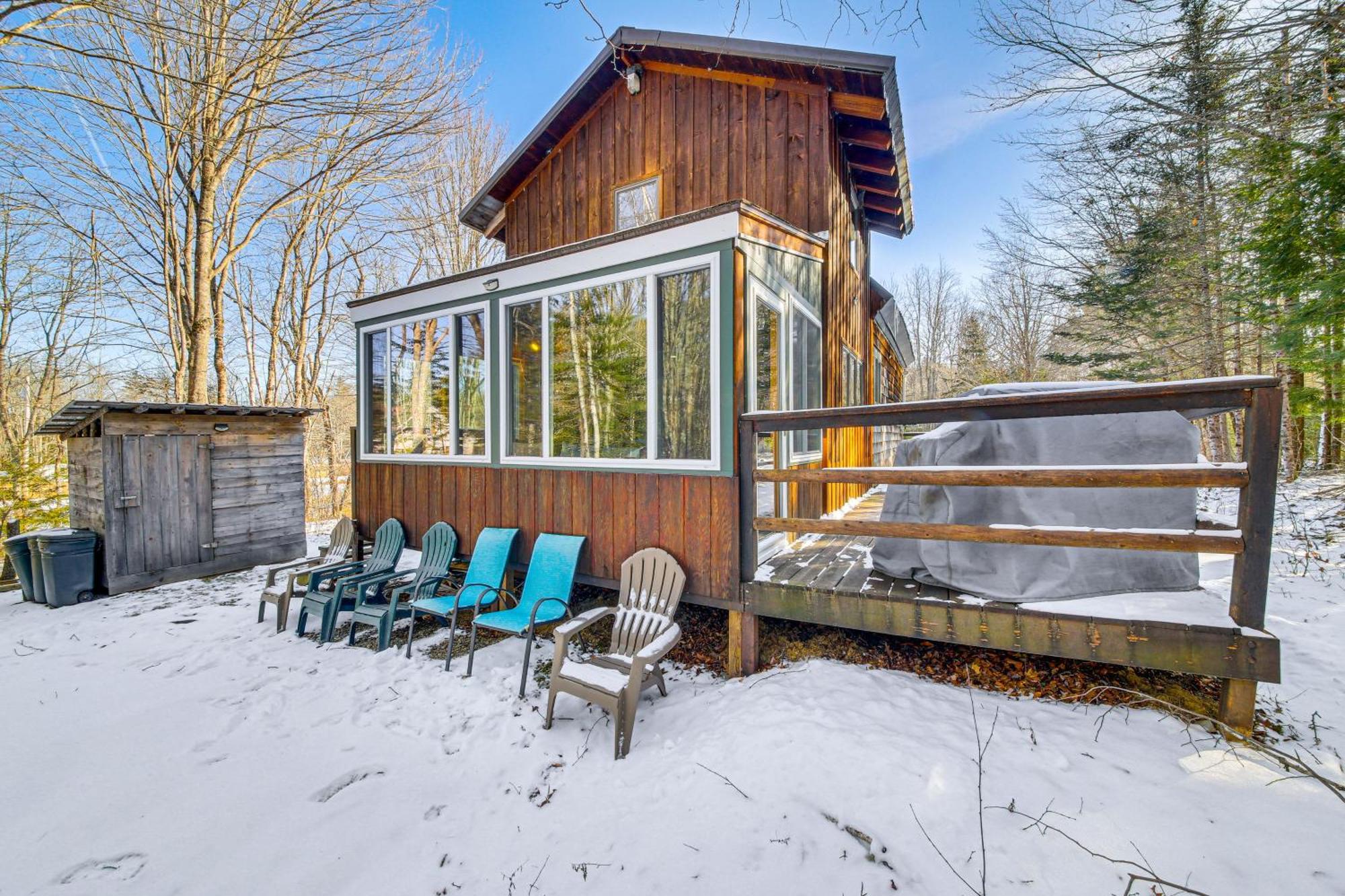 Rustic Searsport Cabin Loft And Sunroom On 10 Acres Dış mekan fotoğraf